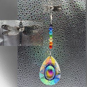 Dragonfly Diamond cut Teardrop  New